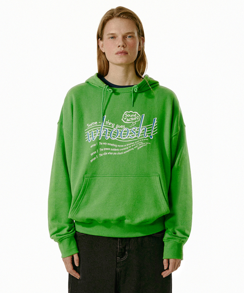 TEKET(テケット)の「Whoosh After Hoodie Green(パーカー・メンズ・その他・MEDIUM/LARGE/SMALL)」の1枚目の写真