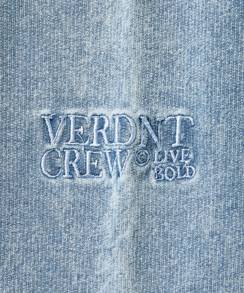 Verdnt（バーダント）の「ニットデニムウォッシングスウェットシャツ[ライトブルー]（スウェット・レディース・その他・LARGE/SMALL/MEDIUM）」の10枚目の写真