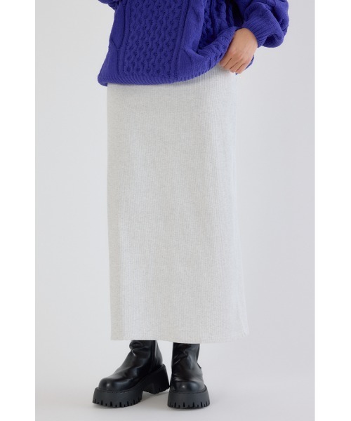 RODEO CROWNS WIDE BOWL（ロデオクラウンズワイドボウル）の「カットイージーナロースカート（スカート・レディース・ブラック/アイボリー/グレー×ホワイト/レッド/ライトブルー・SMALL/MEDIUM）」の3枚目の写真