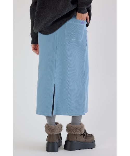 RODEO CROWNS WIDE BOWL（ロデオクラウンズワイドボウル）の「カットイージーナロースカート（スカート・レディース・ブラック/アイボリー/グレー×ホワイト/レッド/ライトブルー・SMALL/MEDIUM）」の21枚目の写真