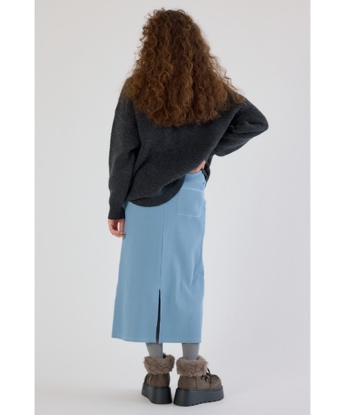 RODEO CROWNS WIDE BOWL（ロデオクラウンズワイドボウル）の「カットイージーナロースカート（スカート・レディース・ブラック/アイボリー/グレー×ホワイト/レッド/ライトブルー・SMALL/MEDIUM）」の16枚目の写真