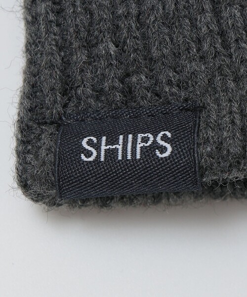 SHIPS(シップス)の「SHIPS: ジャージー ニット リブ グローブ(手袋・メンズ・グレー/ブラック・ONE SIZE)」の11枚目の写真