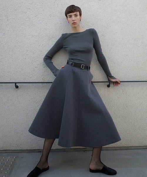 SHOULDER PADS KNIT TOPS（ニット/セーター）｜CLANE（クラネ）の