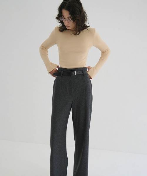 SHOULDER PADS KNIT TOPS（ニット/セーター）｜CLANE（クラネ）の