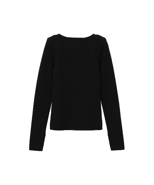 CLANE(クラネ)の「SHOULDER PADS KNIT TOPS(ニット/セーター・レディース・ブラック/ベージュ・1/2)」の14枚目の写真