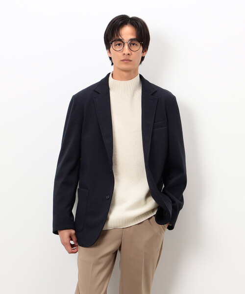 COMME CA ISM(コムサイズム)の「【セットアップ対応】ジャージー ツイード テーラードジャケット(テーラードジャケット・メンズ・チャコール/ネイビー・SMALL/MEDIUM/LARGE)」の20枚目の写真