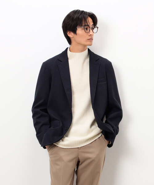 COMME CA ISM(コムサイズム)の「【セットアップ対応】ジャージー ツイード テーラードジャケット(テーラードジャケット・メンズ・チャコール/ネイビー・SMALL/MEDIUM/LARGE)」の19枚目の写真