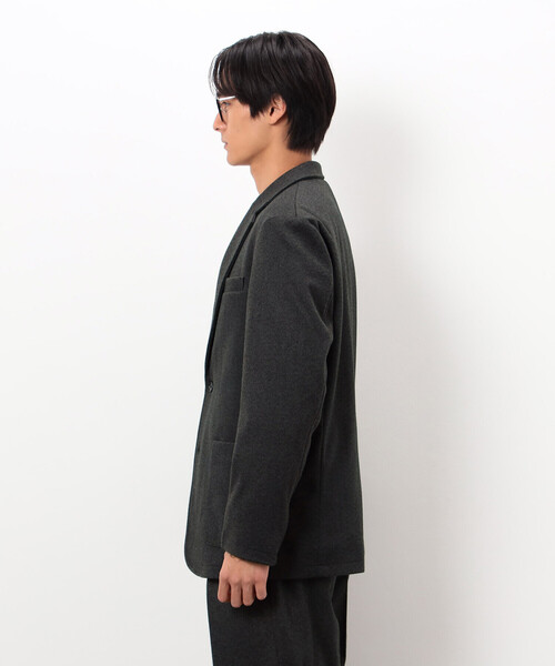 COMME CA ISM(コムサイズム)の「【セットアップ対応】ジャージー ツイード テーラードジャケット(テーラードジャケット・メンズ・チャコール/ネイビー・SMALL/MEDIUM/LARGE)」の17枚目の写真