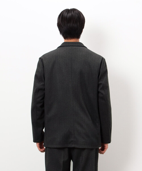 COMME CA ISM(コムサイズム)の「【セットアップ対応】ジャージー ツイード テーラードジャケット(テーラードジャケット・メンズ・チャコール/ネイビー・SMALL/MEDIUM/LARGE)」の16枚目の写真