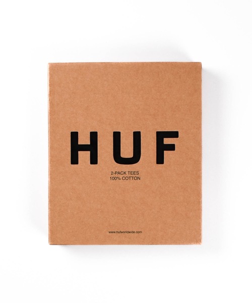 HUF(ハフ)の「【C-HUF2】【HUF/ハフ】HUF SET 2 PACK TEES AC01013(Tシャツ/カットソー・メンズ・ホワイト/ブラック・X-LARGE/LARGE/MEDIUM/SMALL/XX-LARGE)」の10枚目の写真