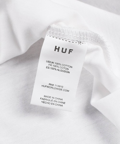 HUF(ハフ)の「【C-HUF2】【HUF/ハフ】HUF SET 2 PACK TEES AC01013(Tシャツ/カットソー・メンズ・ホワイト/ブラック・X-LARGE/LARGE/MEDIUM/SMALL/XX-LARGE)」の16枚目の写真