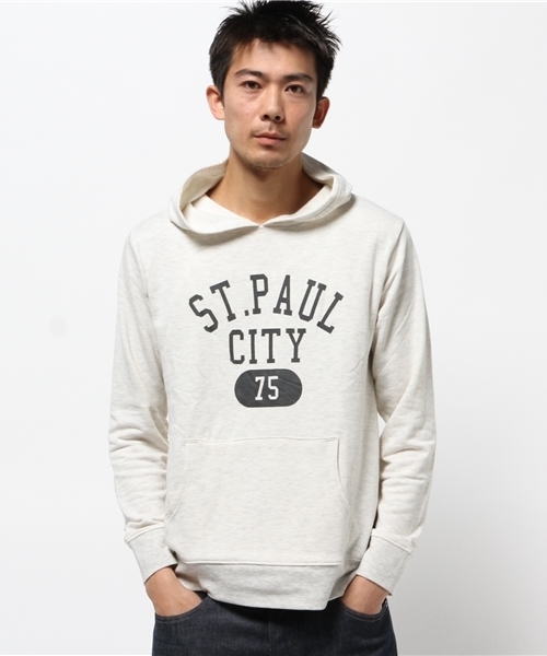 OUTLET（アウトレット）の「【CIAOPANIC TYPY】グラフィックパーカ（パーカー・メンズ・グレー/ネイビー/アイボリー・LARGE/MEDIUM）」の2枚目の写真
