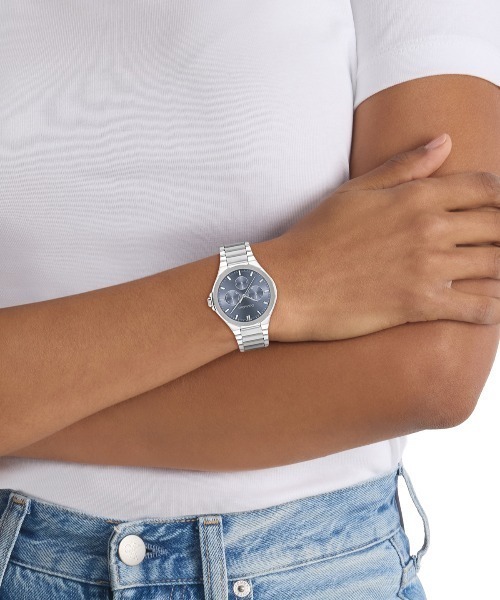 Calvin Klein(カルバン・クライン)の「【Calvin Klein】 カルバンクライン CKVIBRANCY ユニセックス ウォッチ(アナログ腕時計・メンズ・シルバー/ライトブルー・FREE)」の7枚目の写真