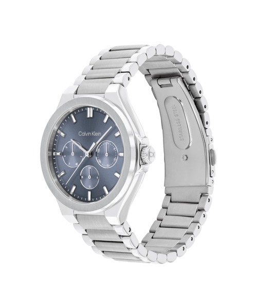 Calvin Klein(カルバン・クライン)の「【Calvin Klein】 カルバンクライン CKVIBRANCY ユニセックス ウォッチ(アナログ腕時計・メンズ・シルバー/ライトブルー・FREE)」の6枚目の写真