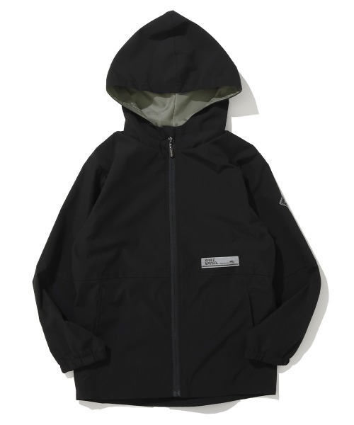 KRIFF MAYER Kid's Collection(クリフメイヤーキッズコレクション)の「【撥水・防汚】クリーネスアクティブマンパ(マウンテンパーカー・キッズ・オレンジ/オリーブ/ブラック/カラフル/ライトグレー・150/140/130/120/170/160)」の2枚目の写真