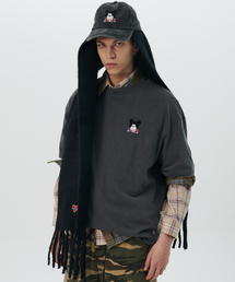 アートアポロウォッシング半袖Tシャツグレー