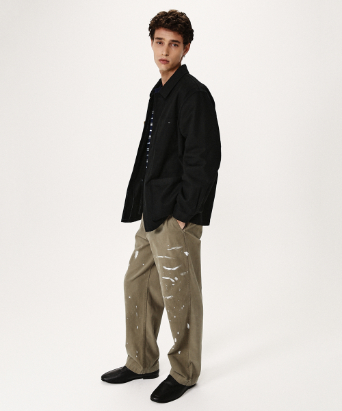 SHIRTER（シャーター）の「SERGE FRENCH WORKER JACKET (BLACK)（その他アウター・メンズ・その他・MEDIUM/LARGE/SMALL）」の5枚目の写真