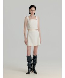 SAGE（セージ）の「ツイードミニスカート - ホワイト（スカート）」