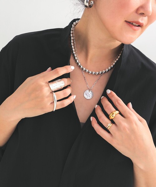 Demi-Luxe BEAMS(デミルクス ビームス)の「シルバー ボール ネックレス(ネックレス・レディース・シルバー・ONE SIZE)」の3枚目の写真