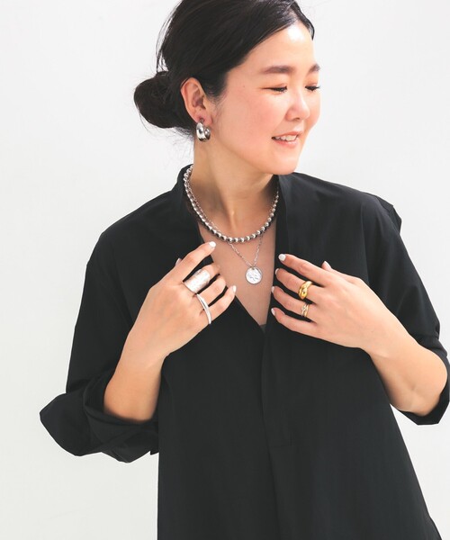 Demi-Luxe BEAMS(デミルクス ビームス)の「シルバー ボール ネックレス(ネックレス・レディース・シルバー・ONE SIZE)」の4枚目の写真