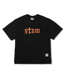 STGM Logo Oversized Short Sleeves T-Shirts Black
