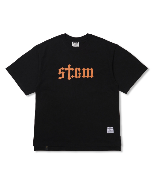 STIGMA(スティグマ)の「STGM Logo Oversized Short Sleeves T-Shirts Black(Tシャツ/カットソー・メンズ・その他・MEDIUM/LARGE/X-LARGE)」の1枚目の写真