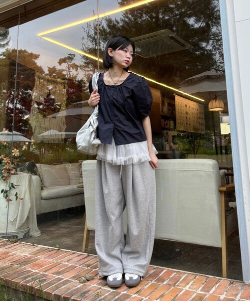 bounDary(バウンダリー)の「ワンタッチストリングロングスウェットパンツ【グレー】(スウェットパンツ・レディース・その他・MEDIUM/LARGE/X-LARGE)」の15枚目の写真