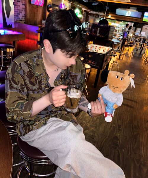bounDary(バウンダリー)の「ワンタッチストリングロングスウェットパンツ【グレー】(スウェットパンツ・レディース・その他・MEDIUM/LARGE/X-LARGE)」の5枚目の写真