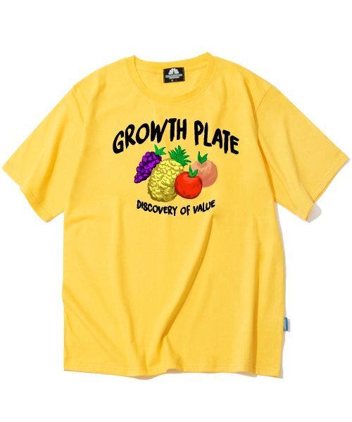 TRIPSHION(トリップション)の「GROWTH PLATE FRUITS GRAPHIC Tシャツ - イエロー(Tシャツ/カットソー・メンズ・その他・LARGE/MEDIUM/X-LARGE)」の1枚目の写真