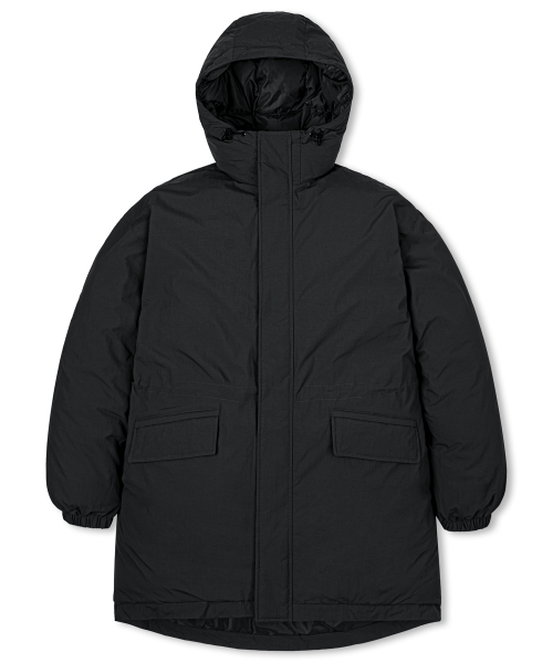 COSTUME O’CLOCK（コスチュームオクロック）の「フードフィッシュテールロングパディングブラック COOSJP050BLACK（ダウンジャケット/コート・メンズ・その他・MEDIUM/LARGE/SMALL）」の2枚目の写真