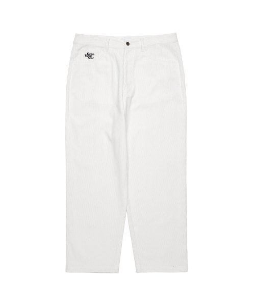 SELLER LOGO CORDUROY PANTS IVORY(CV2CFMPA12A)