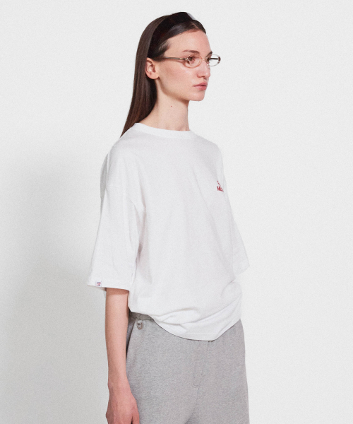 MENASOO(ミナス)の「Wave Hearttrack Graphic T Shirt_White(Tシャツ/カットソー・レディース・ホワイト・1/2/3)」の3枚目の写真