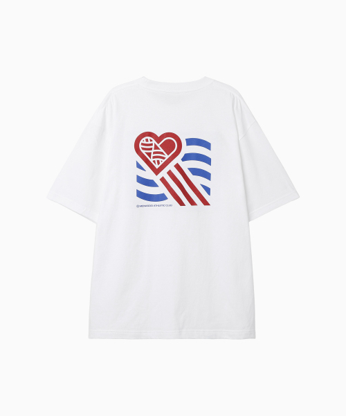 MENASOO(ミナス)の「Wave Hearttrack Graphic T Shirt_White(Tシャツ/カットソー・レディース・ホワイト・1/2/3)」の6枚目の写真