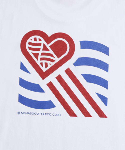 MENASOO(ミナス)の「Wave Hearttrack Graphic T Shirt_White(Tシャツ/カットソー・レディース・ホワイト・1/2/3)」の10枚目の写真