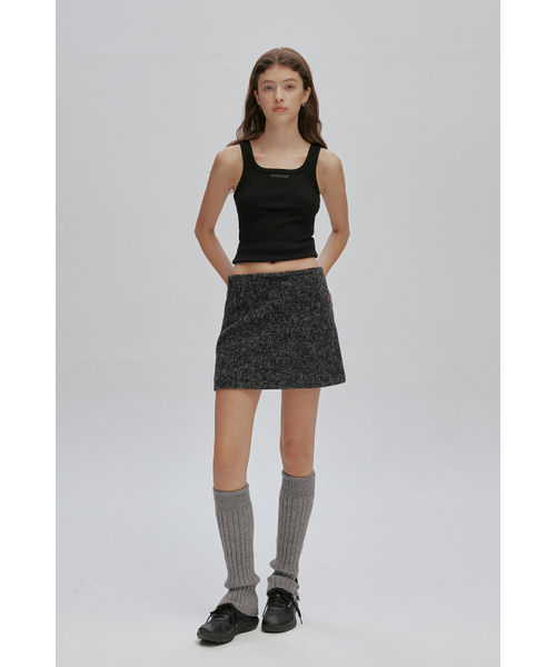 AFTERHOURS(アフターアワーズ)の「CLASSIC WOOL MINI SKIRT (HERRINGBONE)(スカート・レディース・その他・SMALL/MEDIUM)」の3枚目の写真