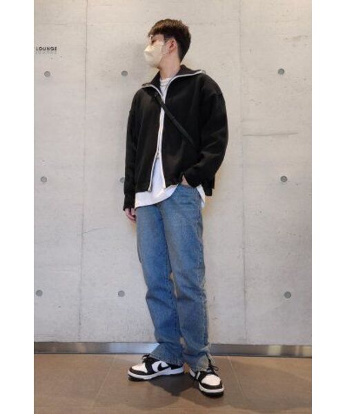 ACHA(アチャ)の「ホワイトライン2wayニットジップアップ_ブラック(ニット/セーター・レディース・その他・MEDIUM)」の5枚目の写真