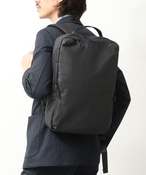 NOLLEY'S LIGHT(ノーリーズライト)の「《ビジカジ対応》FUNCTIONAL BACKPACK(ビジネスバッグ・メンズ・ブラック・FREE)」の2枚目の写真