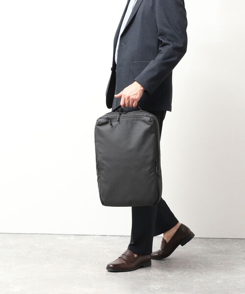 NOLLEY'S LIGHT(ノーリーズライト)の「《ビジカジ対応》FUNCTIONAL BACKPACK(ビジネスバッグ・メンズ・ブラック・FREE)」の4枚目の写真