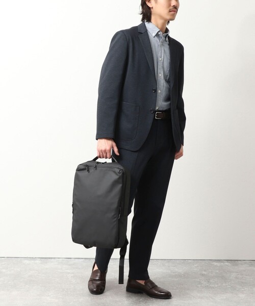 NOLLEY'S LIGHT(ノーリーズライト)の「《ビジカジ対応》FUNCTIONAL BACKPACK(ビジネスバッグ・メンズ・ブラック・FREE)」の5枚目の写真
