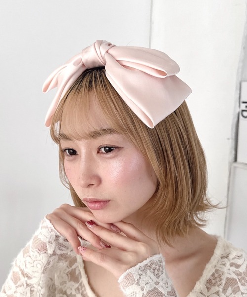セール】サテンリボンカチューシャ（カチューシャ）｜Loueme（ルエム