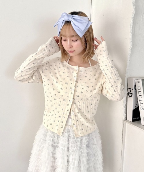 Loueme(ルエム)の「サテンリボンカチューシャ(カチューシャ・レディース・ピンク/アイボリー/ブラック/ライトブルー・FREE)」の15枚目の写真
