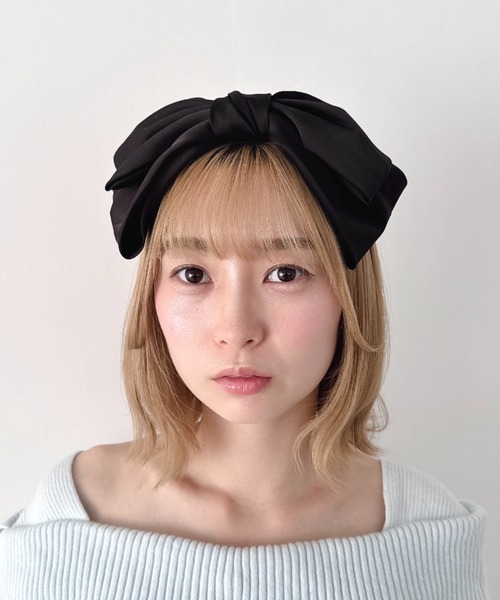 セール】サテンリボンカチューシャ（カチューシャ）｜Loueme（ルエム