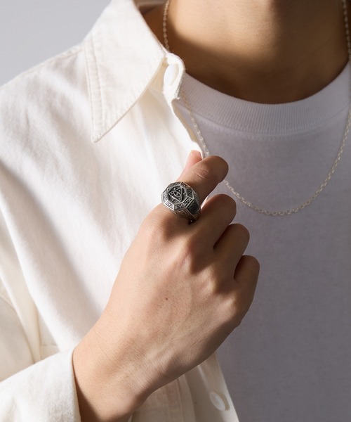 MAISON CLUB(メゾンクラブ)の「【MAISON CLUB】Free Association Ring TYPE-B FreeSize / Silver925/ KUN/ フリーサイズ リング(リング・メンズ・シルバー・FREE)」の10枚目の写真