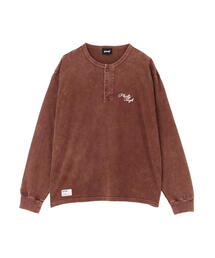 schott（ショット）の「Schott ショット PLENTY TOUGH EMB. HENLEY LS T-SHIRT プレンティタフ 刺繍 ヘンリーネック ロンT（Tシャツ/カットソー）」