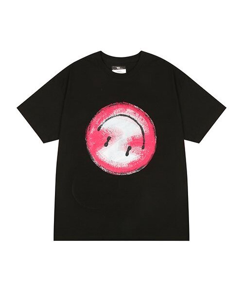 THE MADNESS(ザ マッドネス)の「HAND WORK BACK SMILE T-SHIRTS_BK(Tシャツ/カットソー・メンズ・その他・FREE)」の1枚目の写真