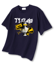 ナッシング オーバーサイズ 半袖Tシャツ ネイビー