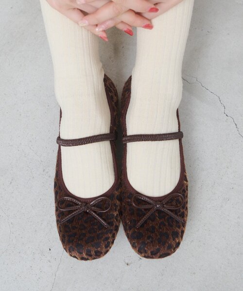 Kastane(カスタネ)の「アソートバレエシューズ(バレエシューズ・レディース・ブラウン/ダークブラウン/ブラック系その他/ブラック・36/37/38)」の12枚目の写真