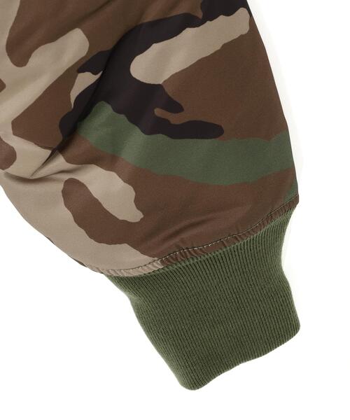 Alpha Industries（アルファインダストリーズ）の「Alpha Industries/アルファインダストリーズ/MA‐1 BASE FLIGHT JACKET CAMO/エムエーワン ベース フライト ジャケット カモ（MA-1・メンズ・その他2・M/L/S）」の7枚目の写真