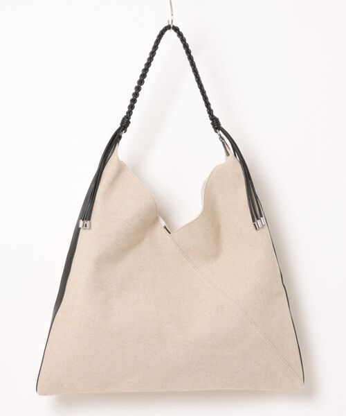 LE VERNIS（ル・ベルニ）の「LE VERNIS/ル・ヴェルニ　 One handle cloth bag（ハンドバッグ・レディース・ブラウン/ブラック・ONE SIZE）」の3枚目の写真