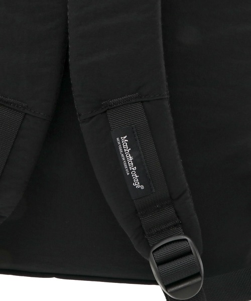 Manhattan Portage BLACK LABEL（マンハッタンポーテージ　ブラックレーベル）の「STUYTOWN BACKPACK(LG) NYLON TUSSAH（バックパック/リュック・メンズ・ブラック・LARGE）」の11枚目の写真